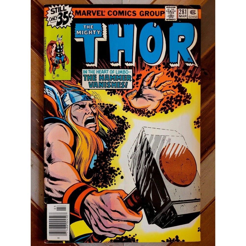 Thor #281 Newsstand VG/FN (1979) Space Phantom! Mjolnir & Thor Lost In Limbo!